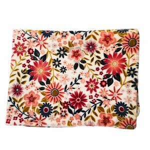 Tahari Floral Flowers Lovey Security Blanket 31" X 39"